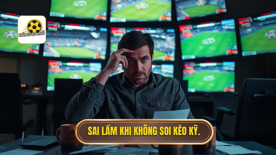 3. Sai lầm khi không soi kèo kỹ.